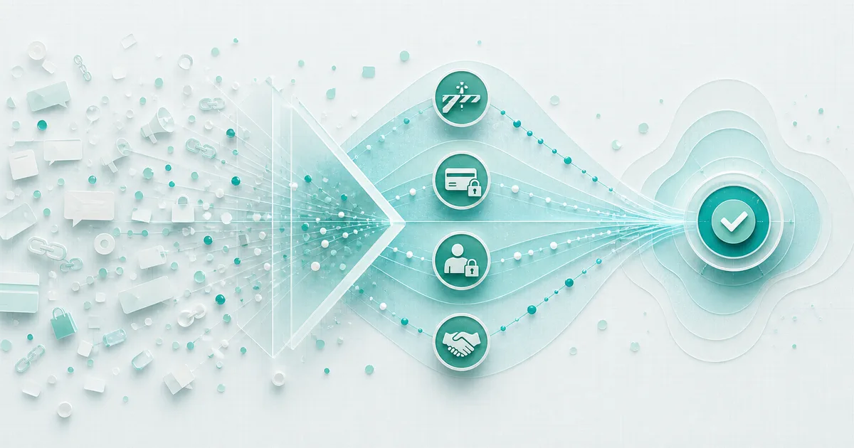 Affiliate campaign signals are filtered into a partner candidate for a time-sensitive launch