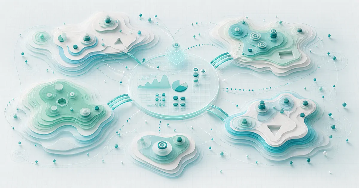 A strategic map connecting competitor territories, gaps, and market evidence