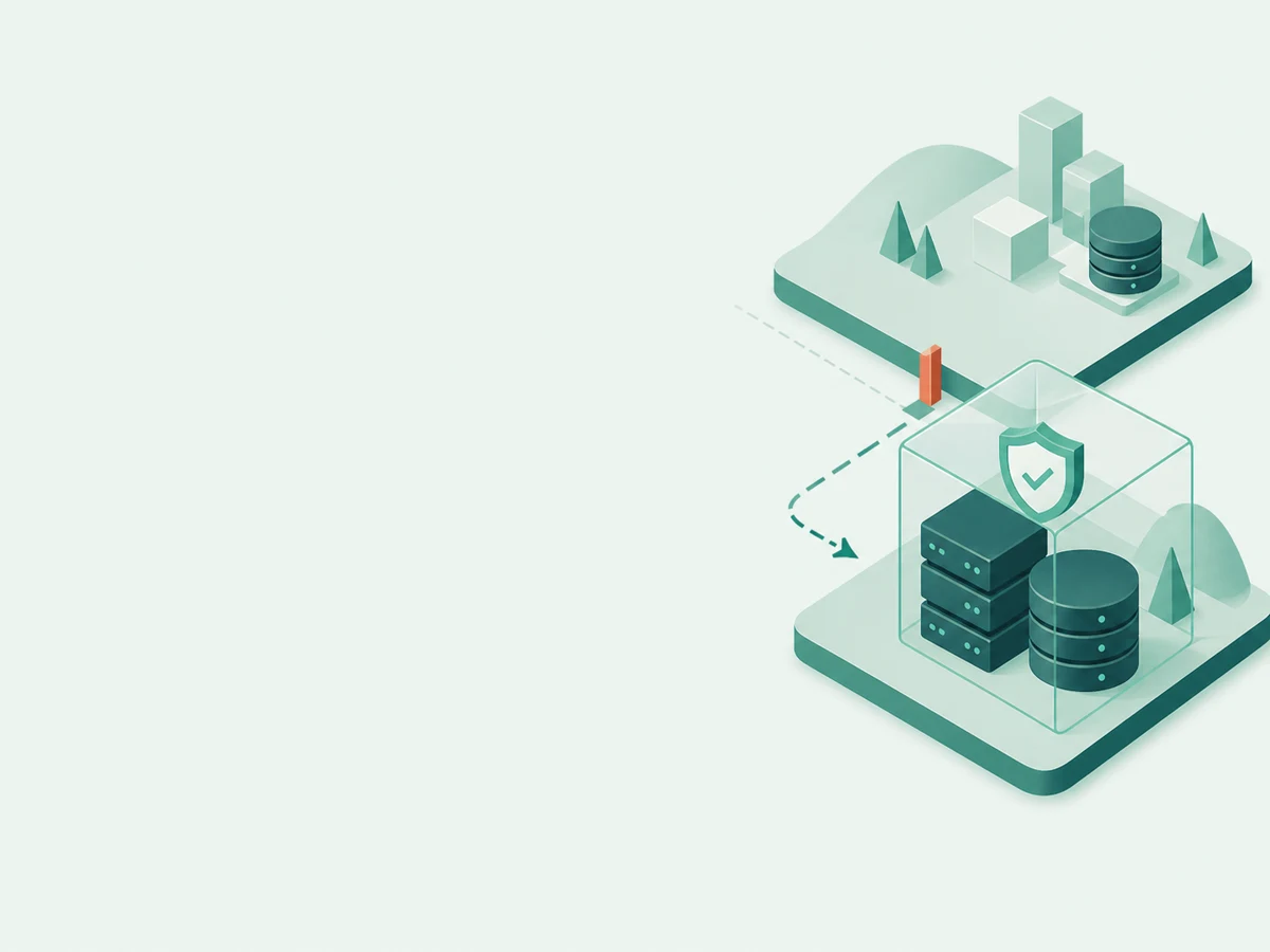 A SaaS application routes protected customer data into a required regional storage boundary