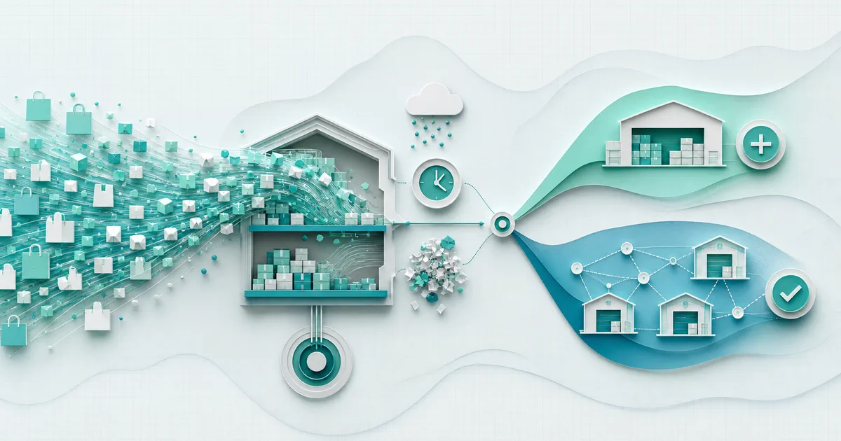 A European 3PL salesperson follows inbound stock, warehouse replacement, local returns, and multi-channel fulfillment demand